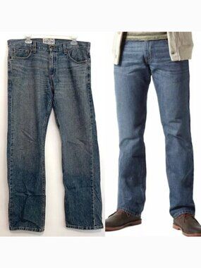 SIGNATURE BY LEVI STRAUSS CO LEVI'S LEVIS Mens Slim Straight Jeans 34x32 W34 L32